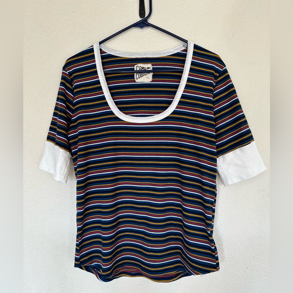CAMP Collection Retro 70’s Inspired Tee - Size L